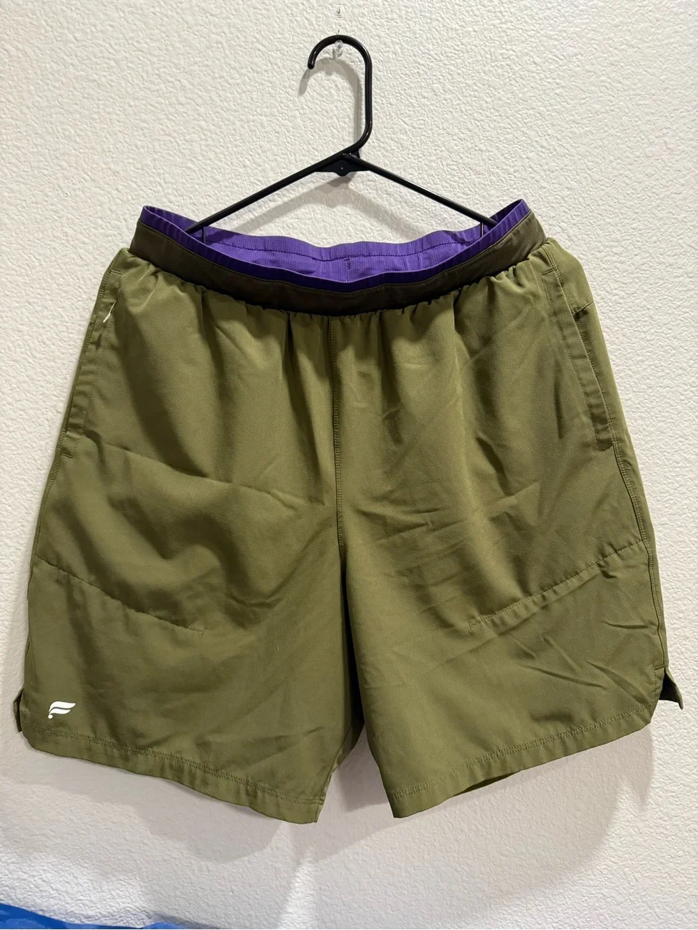 Fabletic's Olive Athletic Shorts